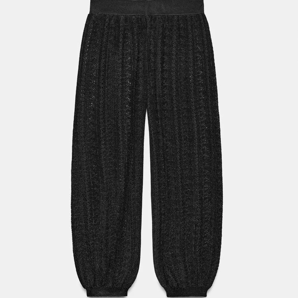 NWT Zara Pointelle Knit Set top S pans M